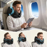 Tech Protect Comfortrest Rejsehalspude Sort