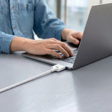 Tech Protect Mmc01 Ultraboost Magnetisk Macbook Kabel Usb C Til Magsafe 3 140 W 200 Cm Hvid
