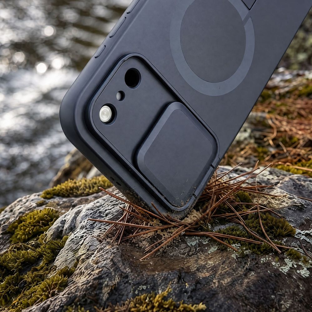 Tech Protect Kevlar Aura Magsafe Iphone 17 Pro / 18 Pro Marineblå