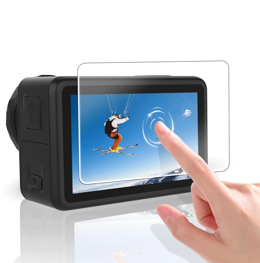 Hærdet Glas Tech Protect Glass Fit+ 2 Sæt Dji Osmo Action 6 Clear