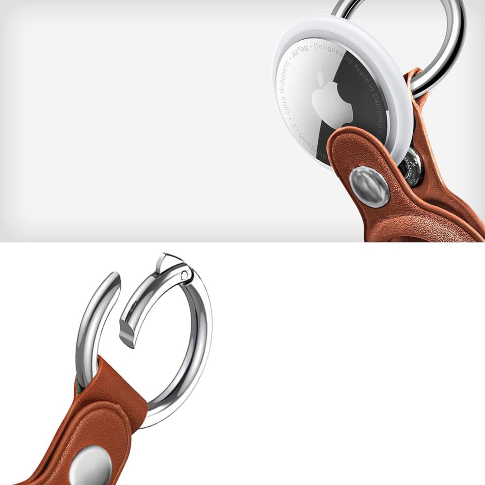 Tech Protect Naturalfit Apple Airtag 1/2 Brun