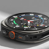 Ringke Slim & Hærdet Glas Samsung Galaxy Watch Ultra 2024 / 2025 (47 Mm) Titaniumsort