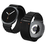 Spigen Wbf1 Band Til Samsung Galaxy Watch 8 / 9 / Classic (40 / 44 / 46 Mm) Sort