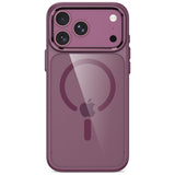 Tech Protect Magmat Magsafe Cc Iphone 17 Pro / 18 Pro Burgundy/Clear