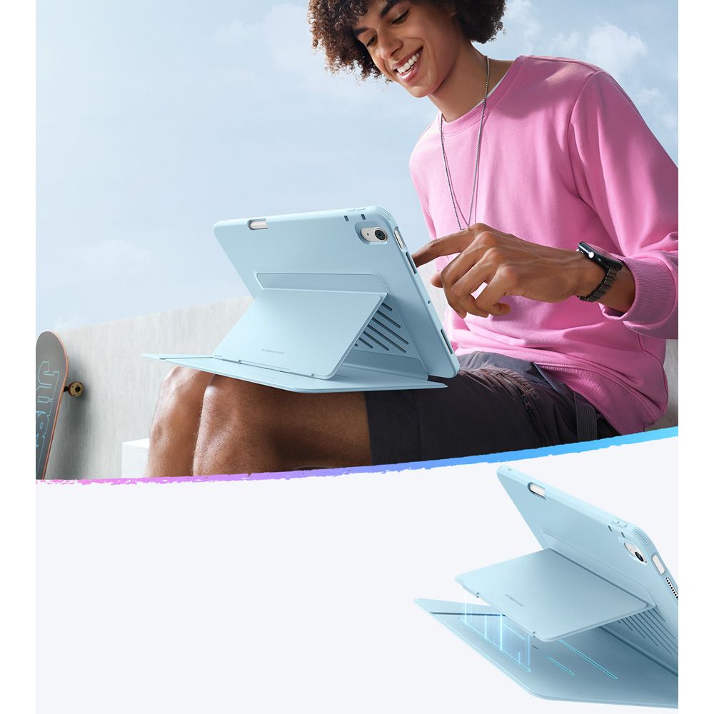 Esr Flip Hybrid Ipad Air 10,9” 4/5/2020 2022/11” 6/7/8/2024 2026 Himmelblå