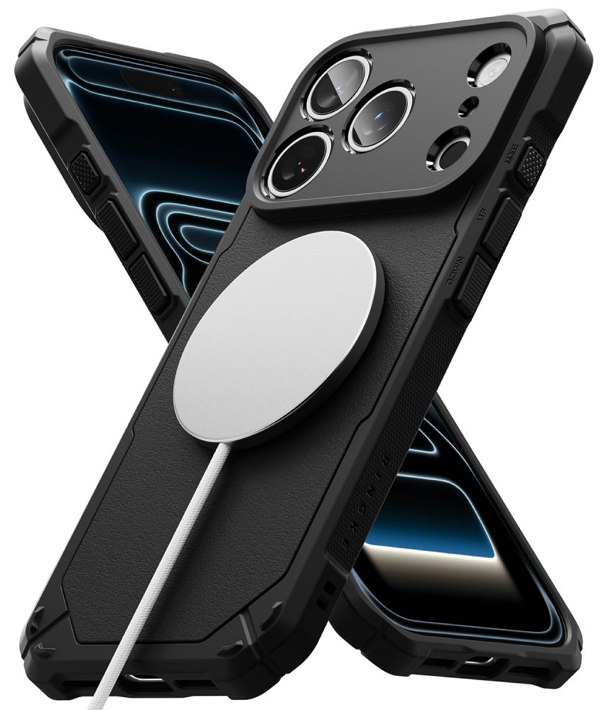 Ringke Rugged Gear Magnetisk Magsafe Iphone 17 Pro Max / 18 Pro Max Sort