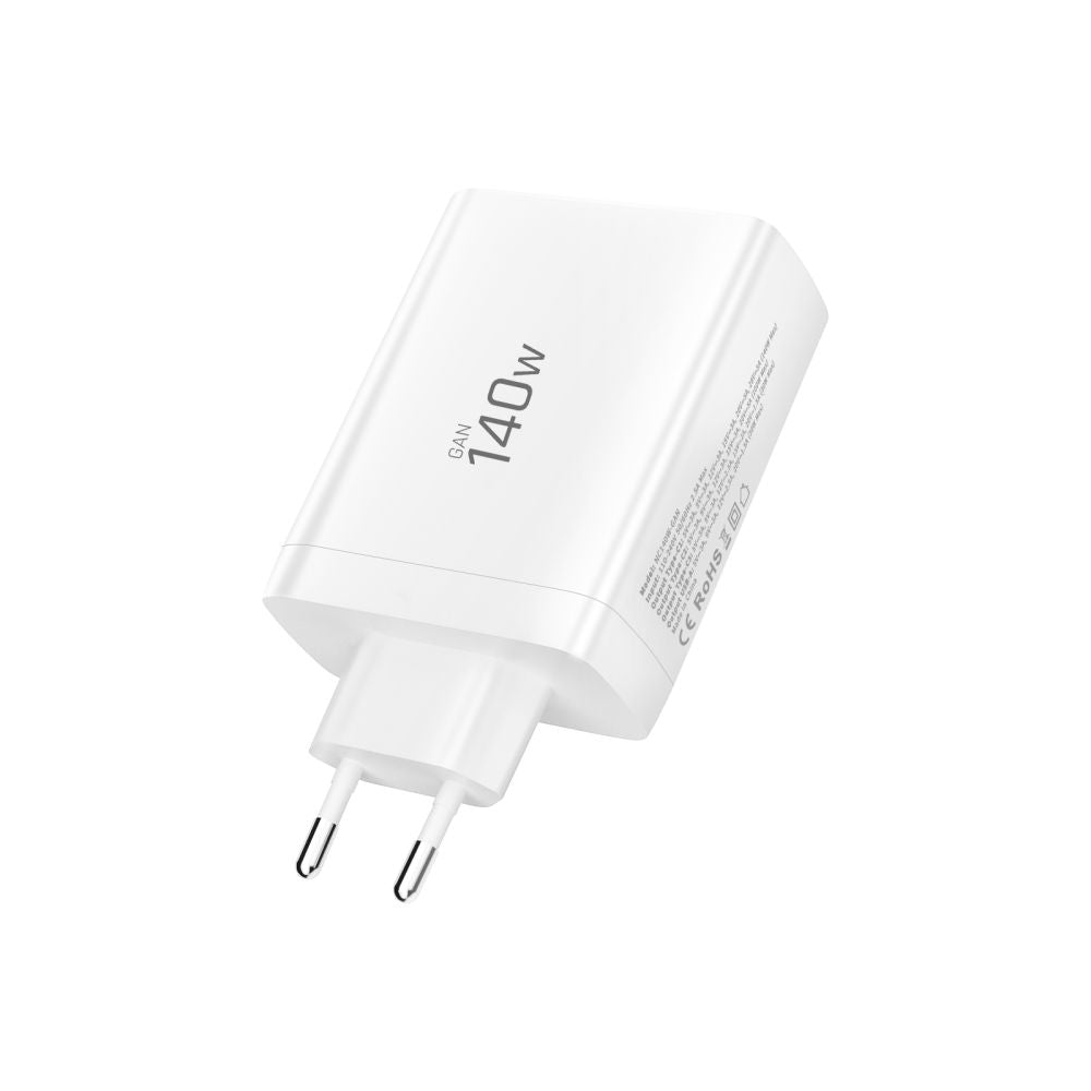 Tech Protect Nc140 W Gan 4 Port Netværksopladder Pd 140 W / Qc3.0 Hvid