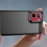 Tech Protect Kuleform Motorola Moto G05 / E15 Sort