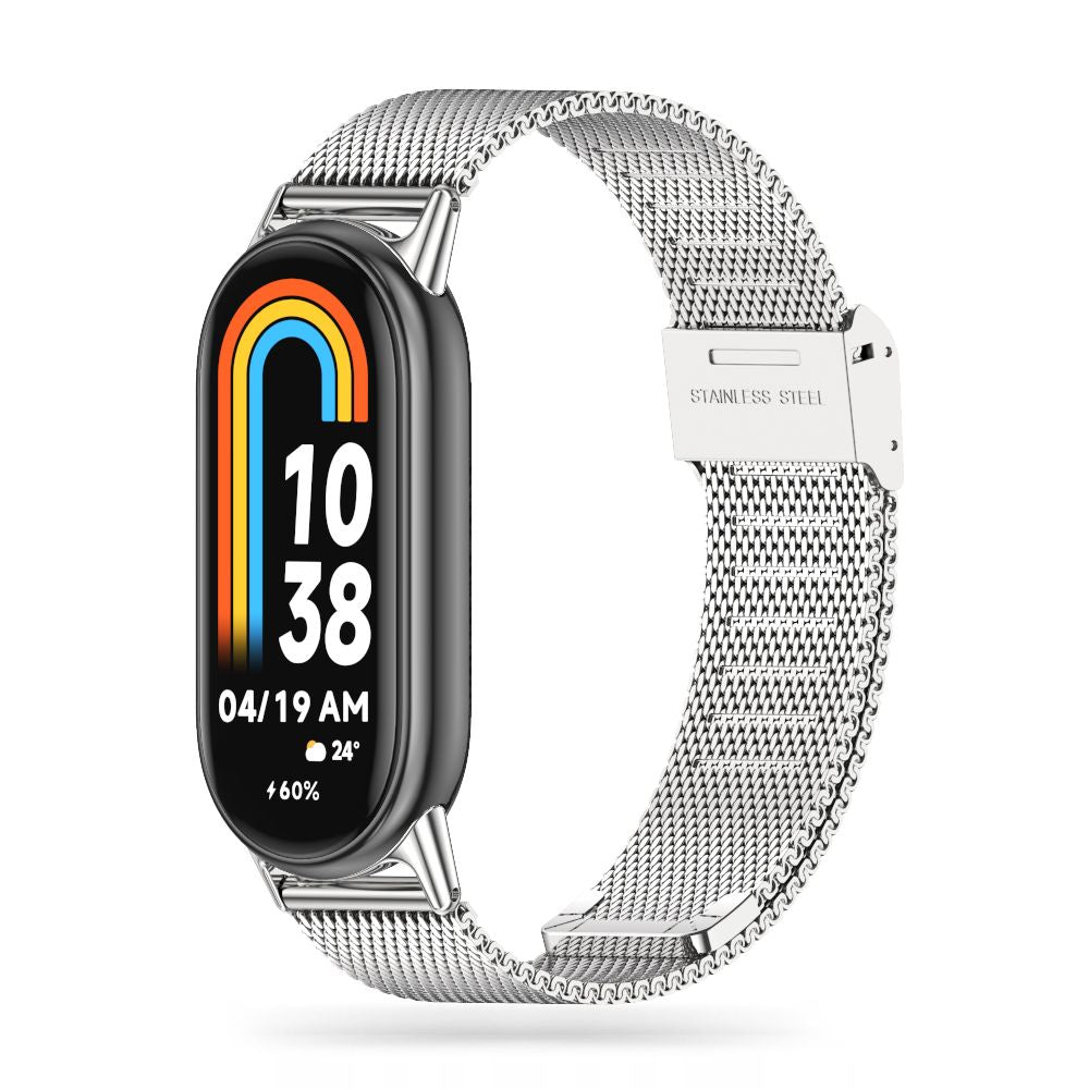 Tech Protect Milaneseband Xiaomi Smart Band 8 / 9 / 10 / Nfc Sølv