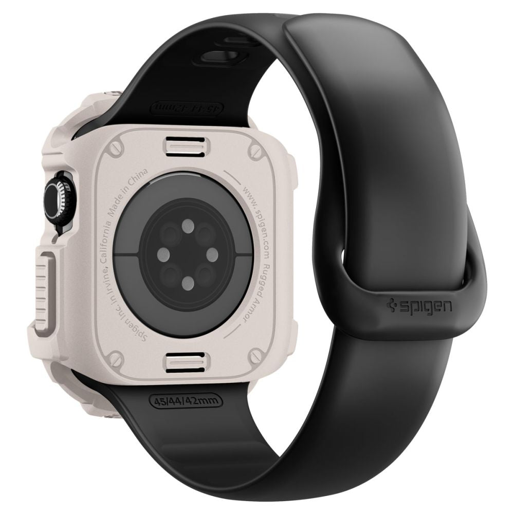 Spigen Rugged Armor V2 Apple Watch 10/11 (42 Mm) Dune Beige
