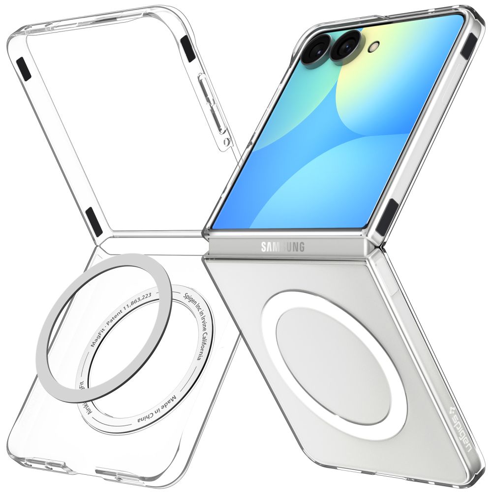 Spigen Airskin Magsafe Galaxy Z Flip 8 Klar/Hvid