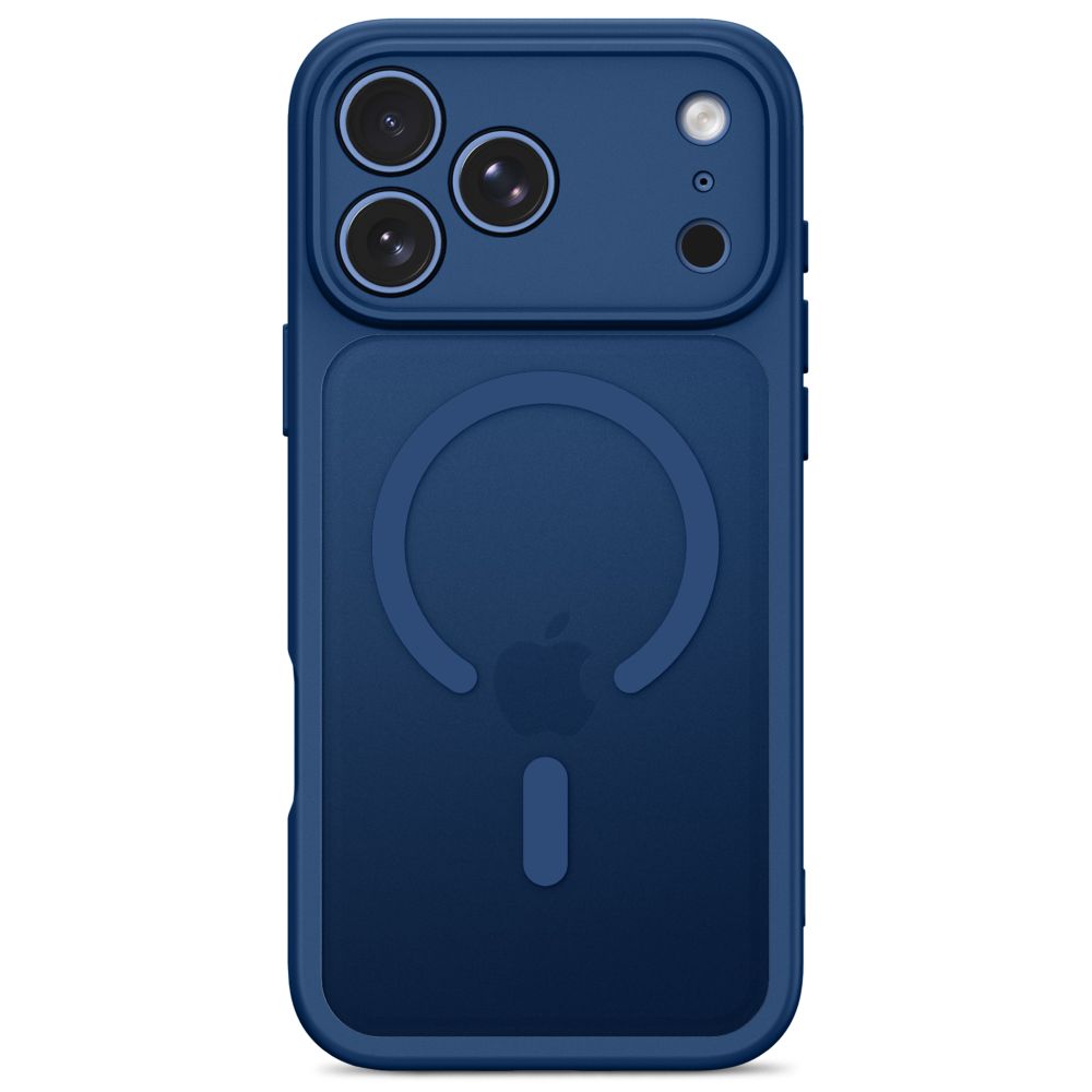 Tech Protect Basicmag Magsafe Iphone 17 Pro / 18 Pro Mat Dyb Blå
