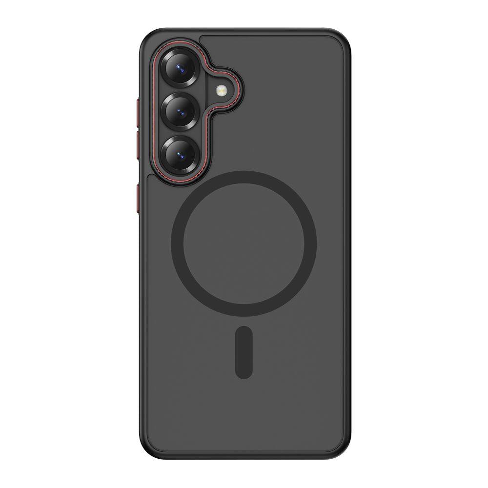 Tech Protect Magcam Magsafe Galaxy S26 Mat Sort/Rød