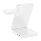 Tech Protect A56 3 I 1 Magnetisk Magsafe Trådløs Oplader 25 W Qi2.2 Hvid
