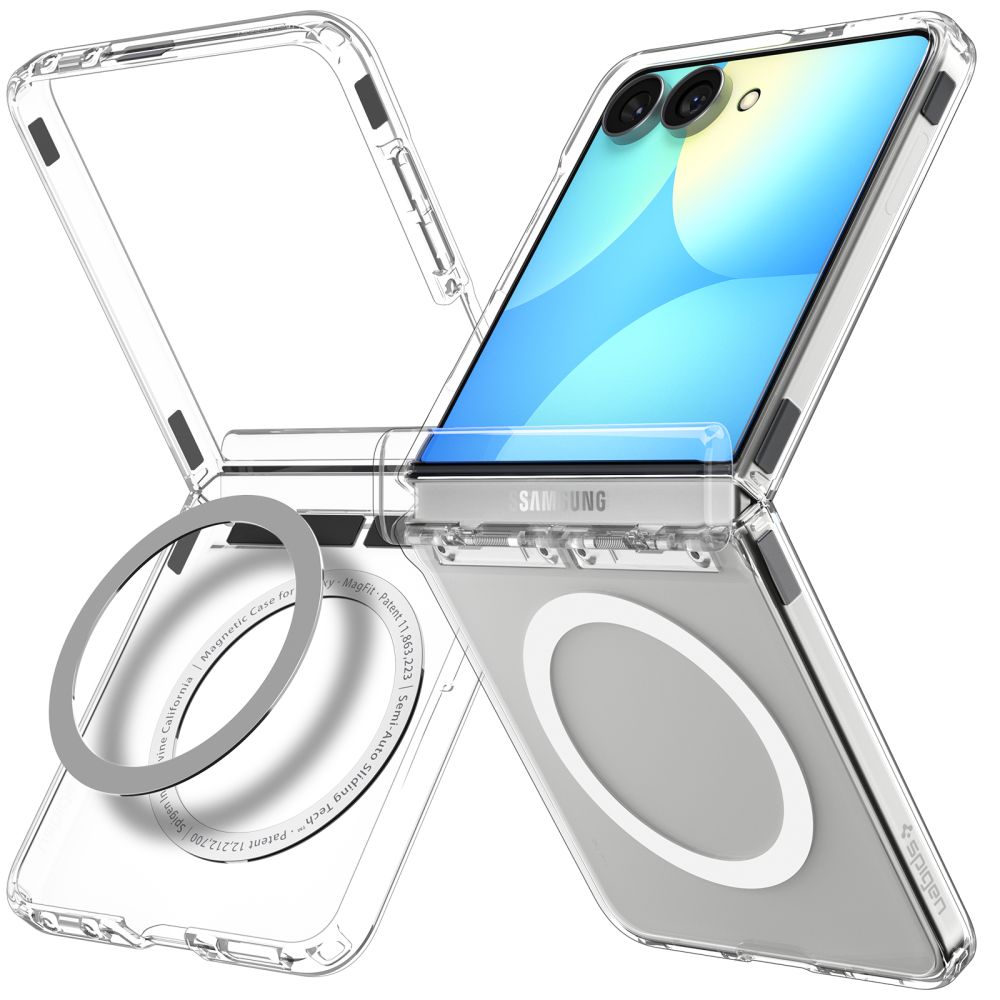 Spigen Ultra Hybrid Pro Magsafe Galaxy Z Flip 8 Klar/Hvid