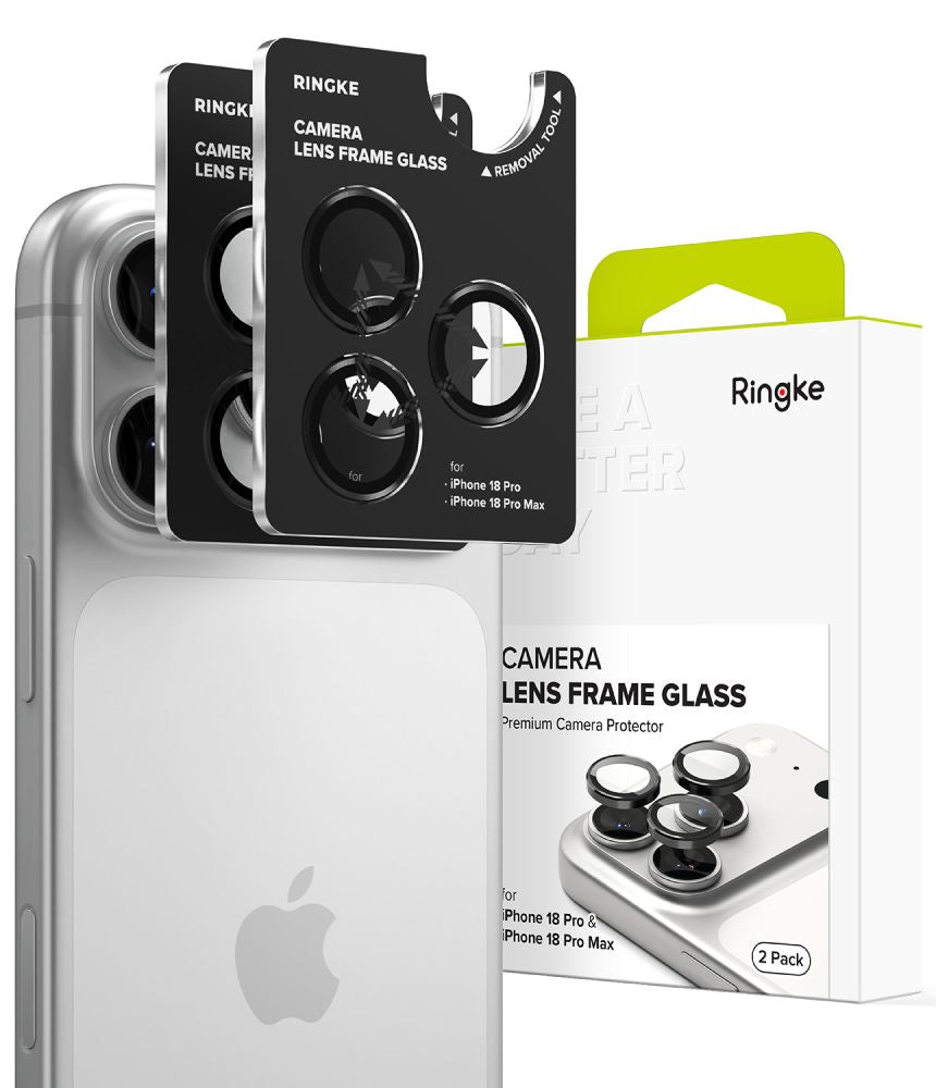 Kamera Beskyttelse Ringke Camera Frame Protector 2 Pack Iphone 18 Pro / Pro Max Sort
