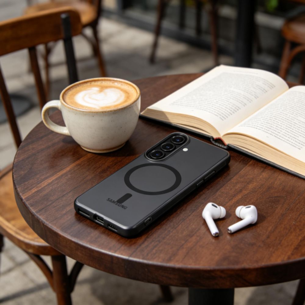 Tech Protect Magslim Magsafe Galaxy S26 Mat/Sort