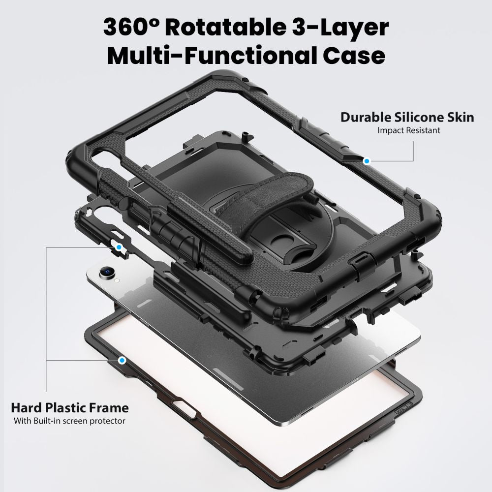 Tech Protect Solid Galaxy Tab S11 11.0 X730 / X736 B Sort
