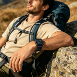 Tech Protect Nylon Elite Apple Watch 9 / 10 / 11 / 12 / Se / Ultra (44 / 45 / 46 / 49 Mm) Marineblå/Orange