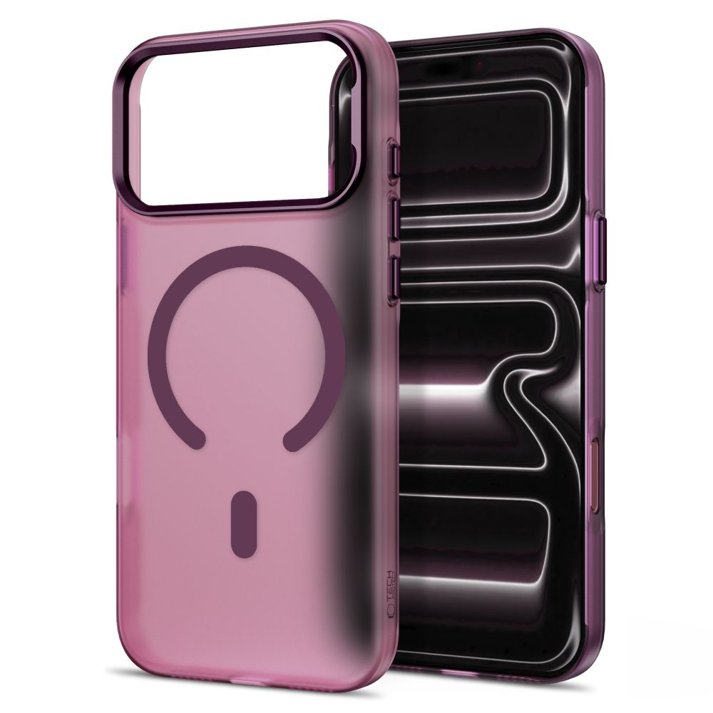 Tech Protect Magzero Magsafe Iphone 17 Pro / 18 Pro Mat Burgundy