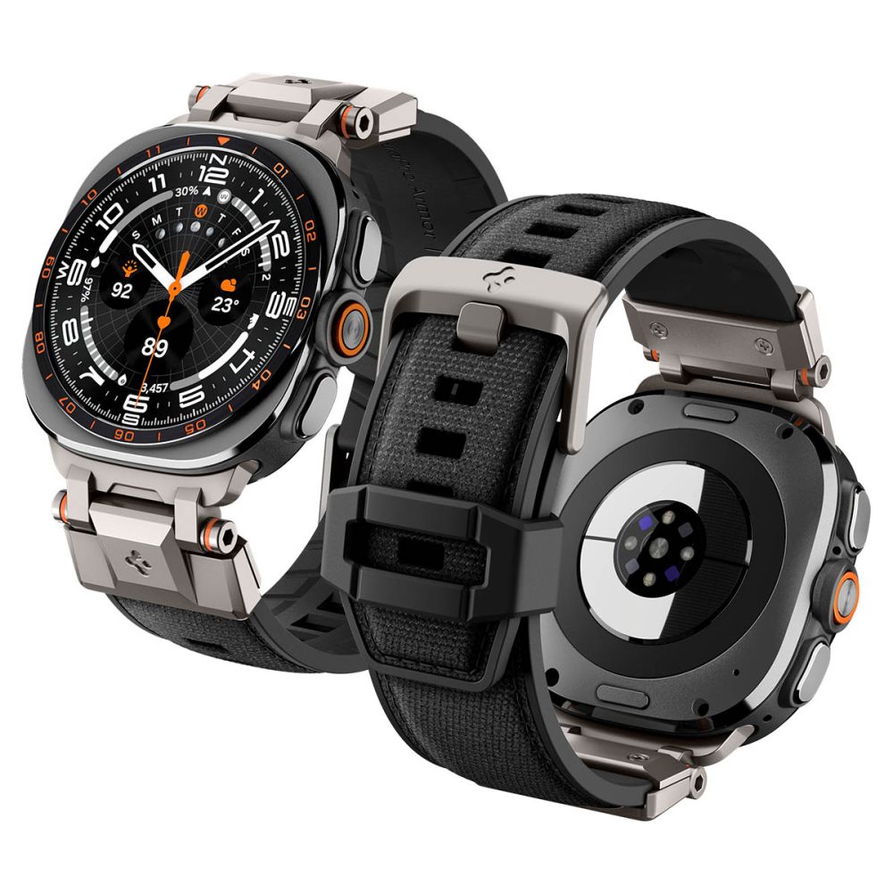 Spigen Durapro Armor Band Samsung Galaxy Watch Ultra 1/2 2024 2026 (47 Mm) Sort