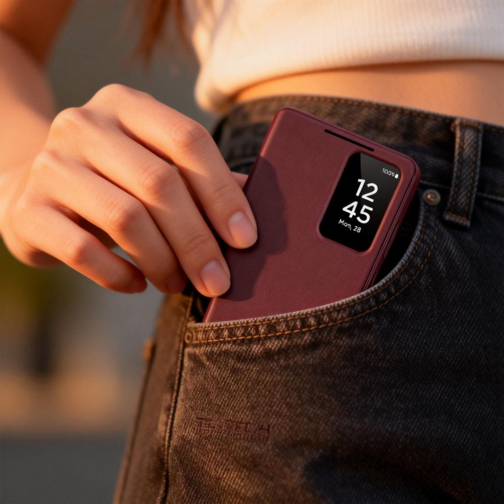 Tech Protect Smart Wallet Galaxy S26 Mulberry