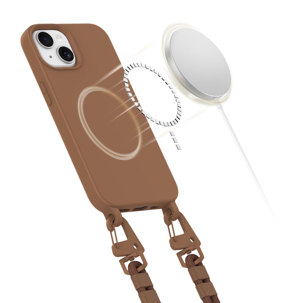 Tech Protect Magnæske Magsafe Iphone 14 Chokoladebrun