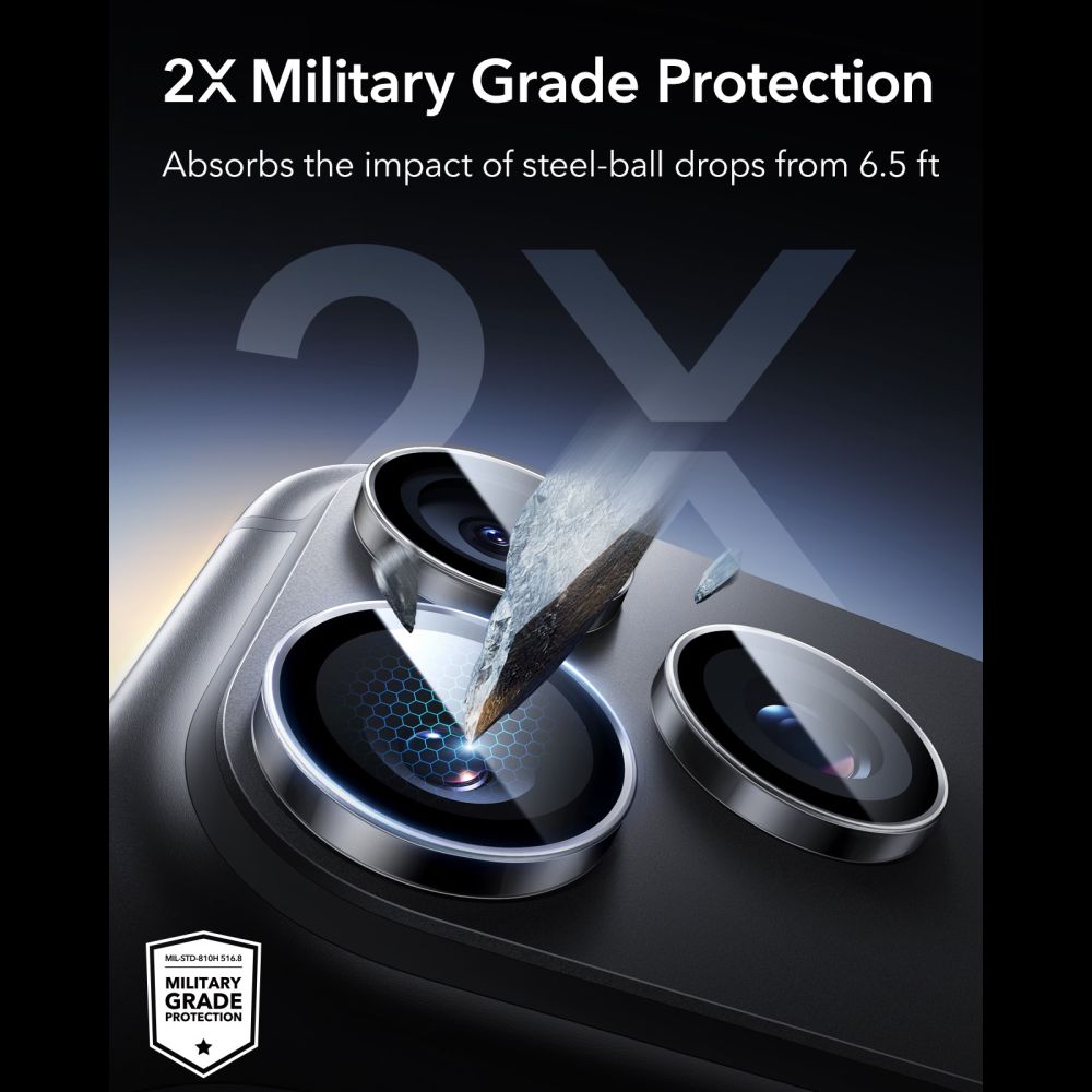 Kamera Beskyttelse Na Aparat Esr Armorite Camera Protector Iphone 18 Pro / 18 Pro Max Clear