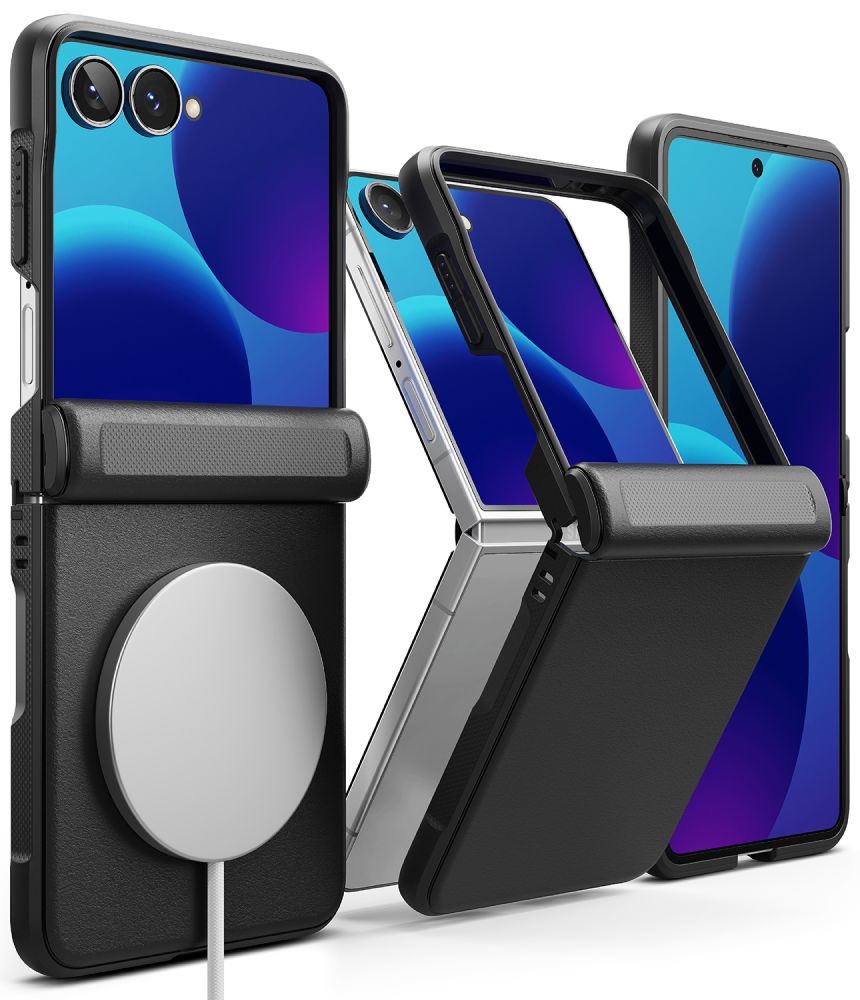 Ringke Onyx Flap Magnetisk Magsafe Galaxy Z Flip 8 Sort
