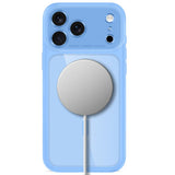 Tech Protect Magpeak Magsafe Cc Iphone 17 Pro Max / 18 Pro Max Lys Blå/Klar