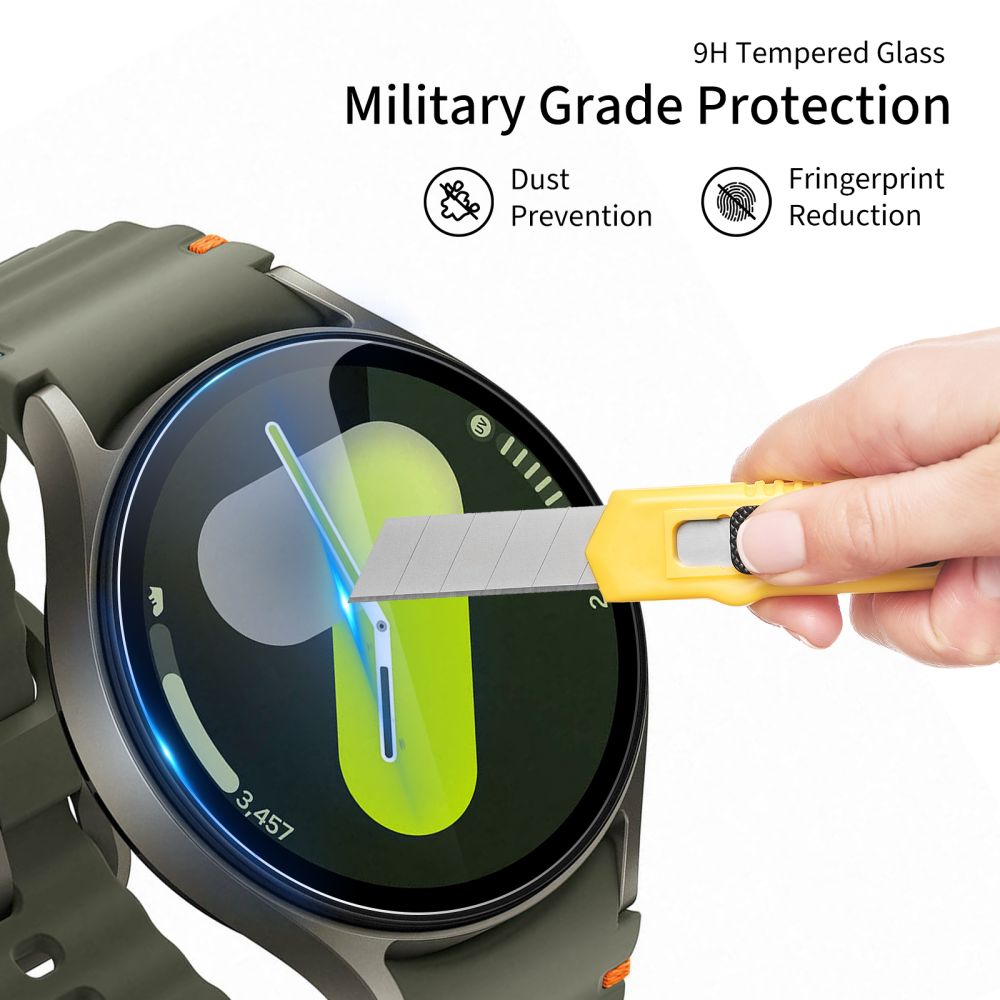 Hærdet Glas Hofi Glass Pro+ 2 Pack Samsung Galaxy Watch 4/5/6/7 (44 Mm) Klar