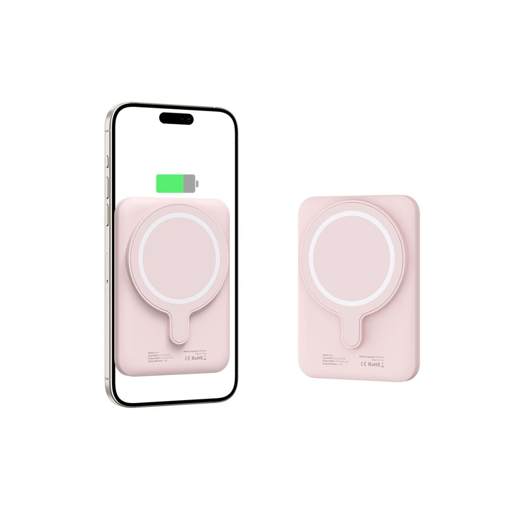Tech Protect Pb10 Lifemag Magsafe Powerbank 5000m Ah Lyserød
