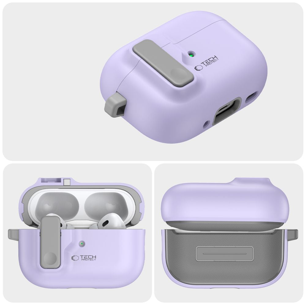 Tech Protect Slim Hook Apple Airpods Pro 1/2 Lavendel