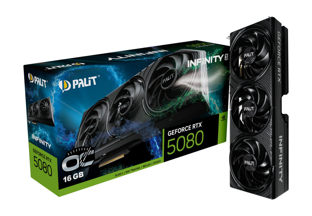 Palit GeForce RTX 5080 Infinity 3 OC NVIDIA 16 GB GDDR7