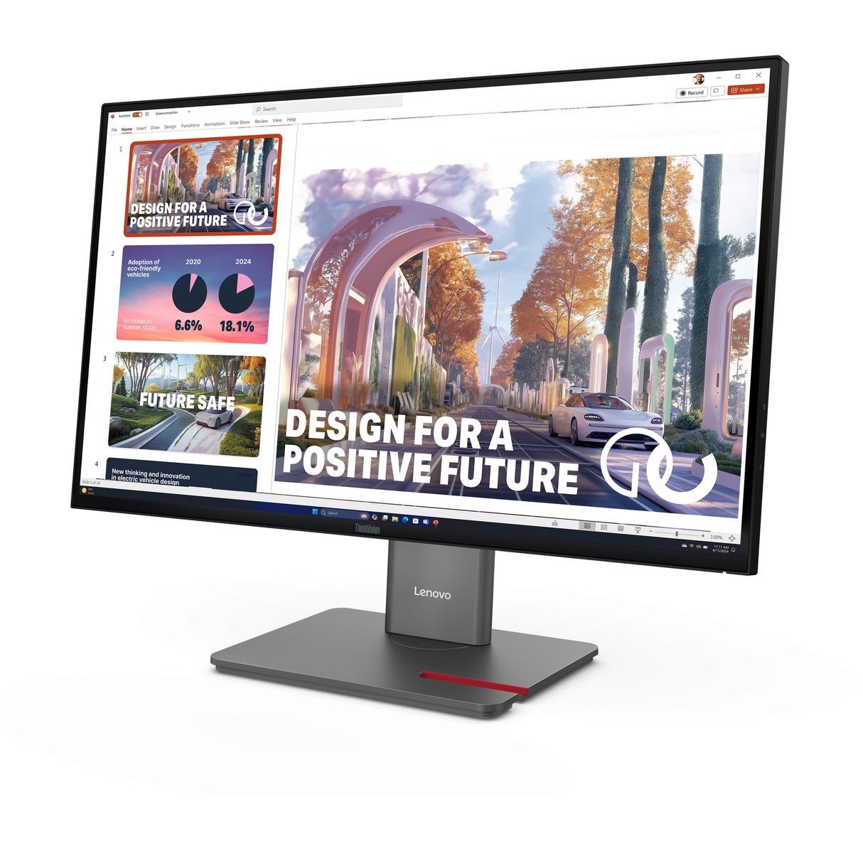 Lenovo ThinkVision P27QD-40 LED display 68,6 cm (27") 2560 x 1440 pixel Wide Quad HD Sort