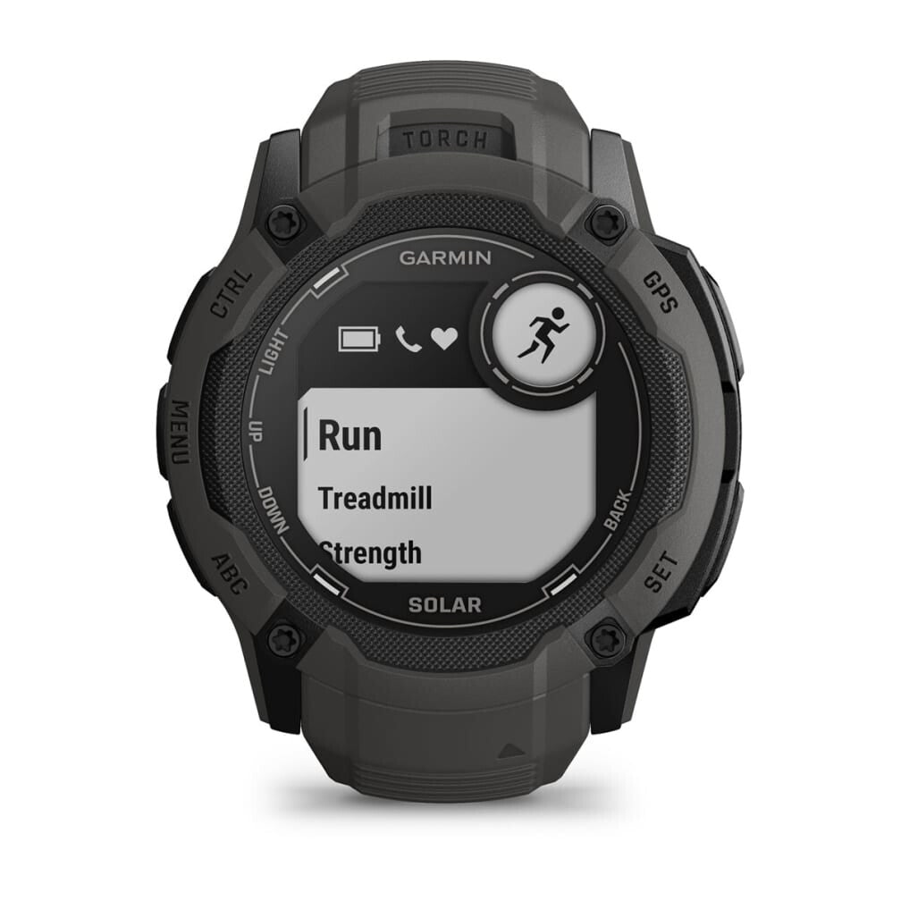 Garmin Instinct 2X Solar 2,79 cm (1.1") MIP 50 mm Digital 176 x 176 pixel Berøringsskærm Grafit GPS (satellit)