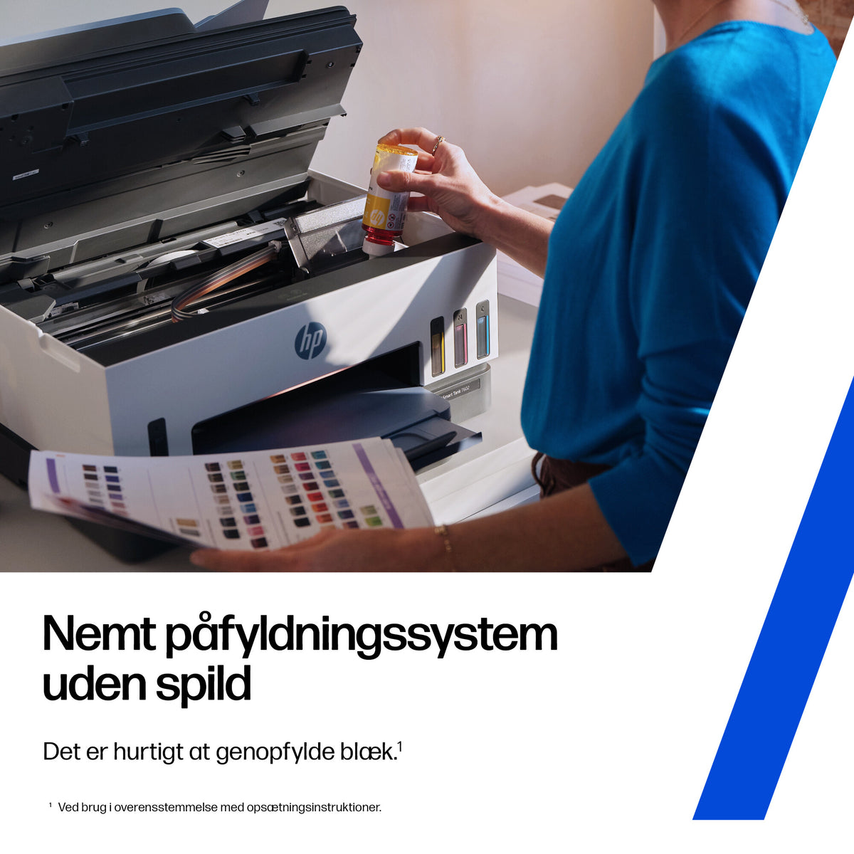 HP 31 Cyan 8000 sider Blækrefill 1VU26AE
