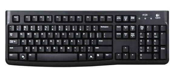 Logitech K120 for Business tastatur USB Nordisk Sort