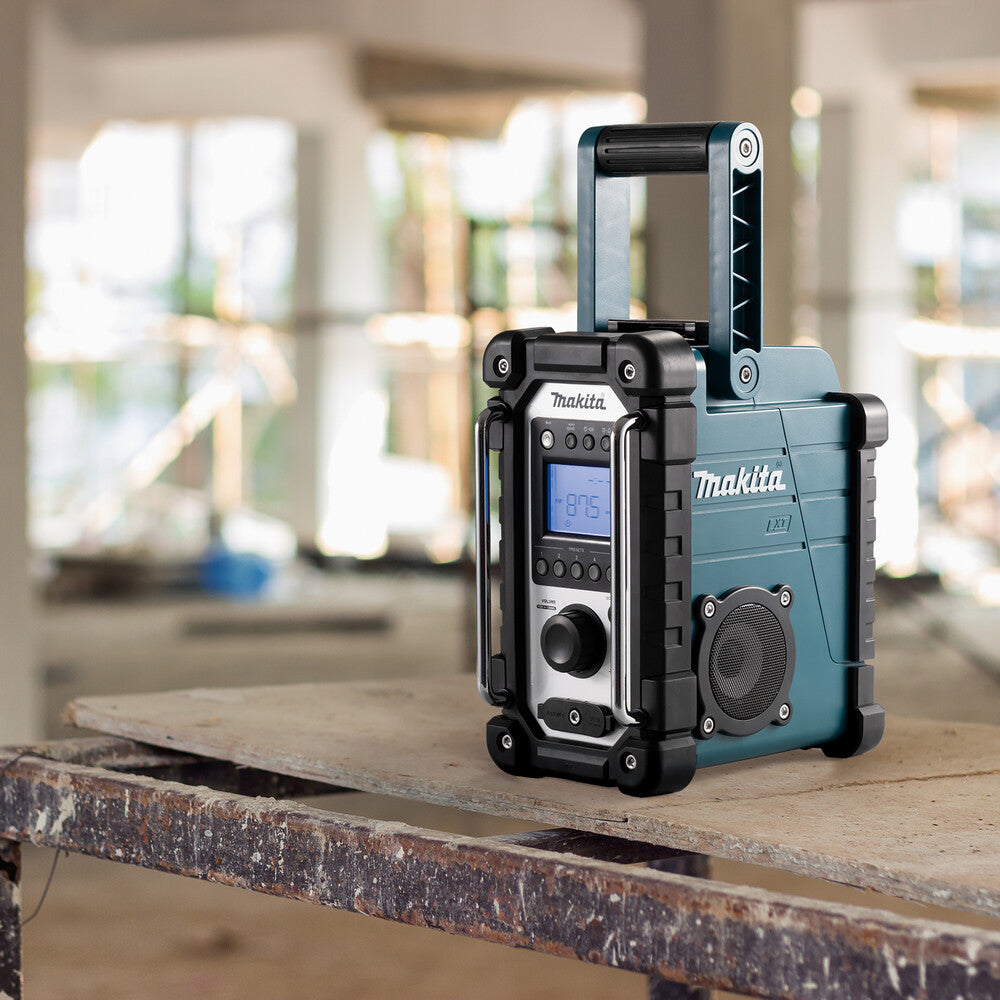 Makita LXT DMR116 Jobsteds-radio Sort Blå