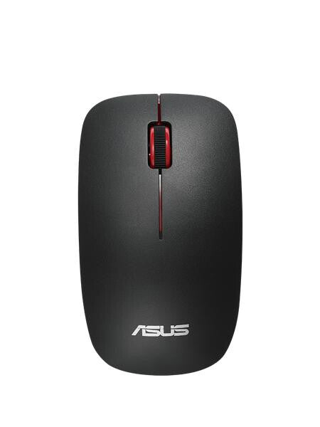 ASUS WT300 RF MOUSE/BK-RD mus Kontor Ambidextrous RF trådløst Optisk 1600 dpi