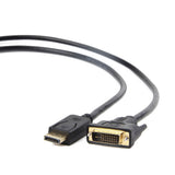 Gembird CC-DPM-DVIM-6 videokabel adapter 1,8 m DisplayPort DVI Sort
