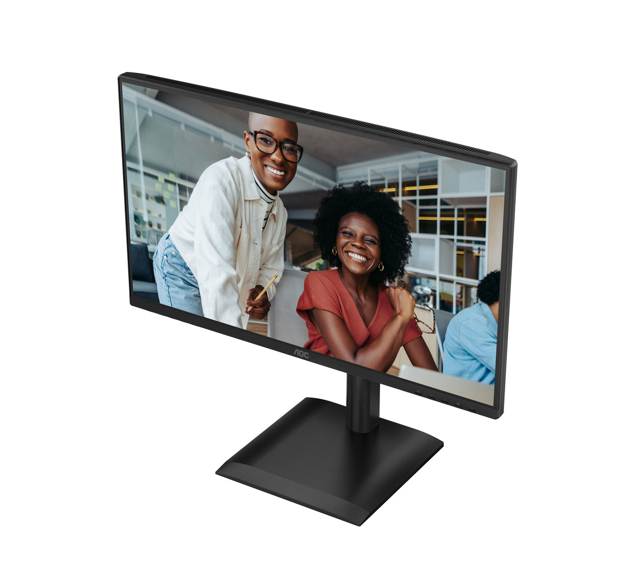 AOC 24E4U computerskærm 60,5 cm (23.8") 1920 x 1080 pixel Fuld HD LED Sort