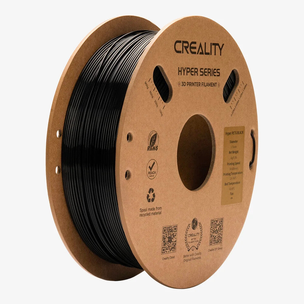 Creality 3301030043 3D print materiale Polyethylenterephthalatglycol (PETG) Sort 1 kg