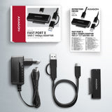 Axagon ADSA-FPX interface-kort/adapter SATA