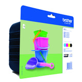 Brother LC-221 blækpatron 4 stk Original Standard udbytte Sort, Blå, Magenta, Gul