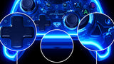 PDP Afterglow Sort, Blå, Transparent USB Gamepad Analog/digital Xbox One, Xbox Series S, Xbox Series X