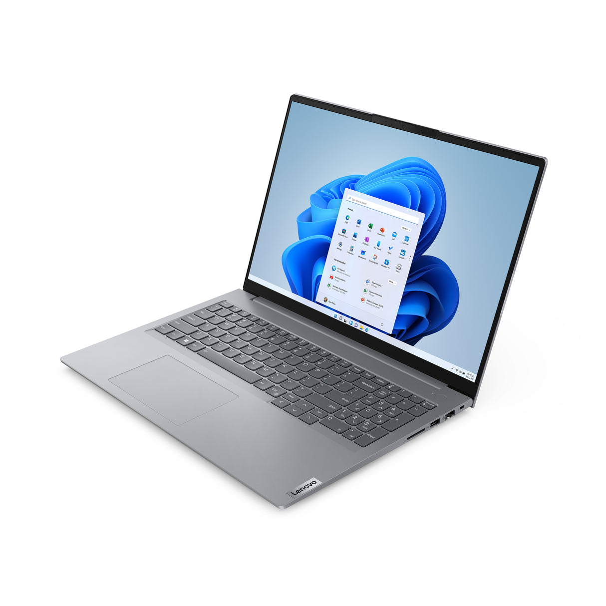 Lenovo ThinkBook 16 G6 ABP AMD Ryzen™ 5 7530U Laptop 40,6 cm (16") WUXGA 16 GB DDR4-SDRAM 256 GB SSD Wi-Fi 6 (802.11ax) Windows 11 Pro Nordisk Grå