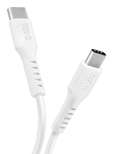 SBS TECABLETCC10W USB-kabel USB 2.0 1 m USB C 0,48 Gbit/sek. 25 W Hvid