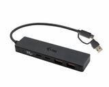 i-tec Metal C31HUBMETAL2A2C interface hub USB 3.2 Gen 1 (3.1 Gen 1) Type-C 10000 Mbit/s Sort