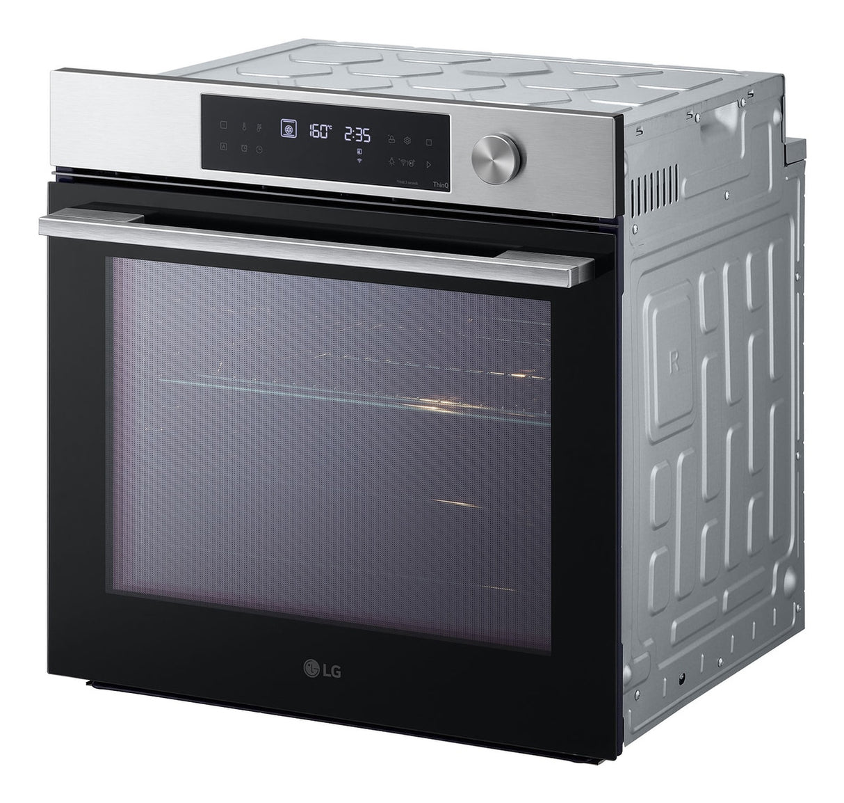 LG WSED7612S 76 L Sort, Rustfrit stål